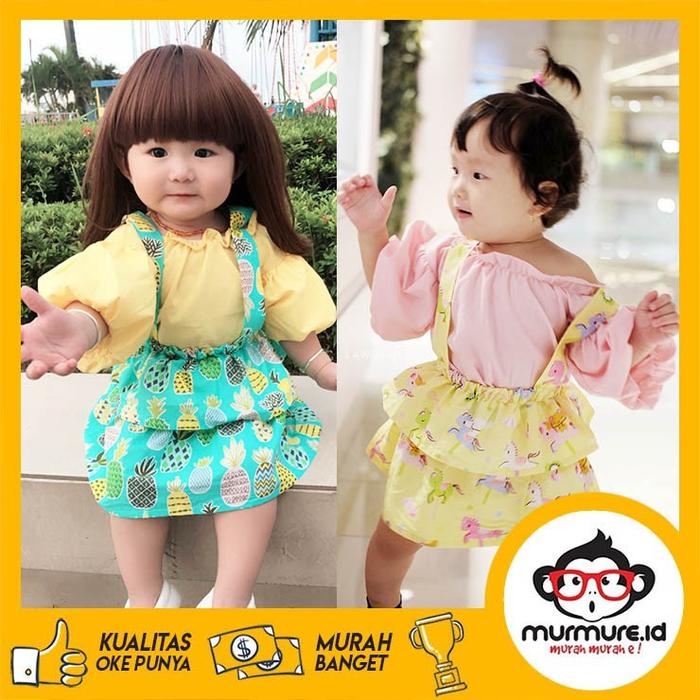 (COD) MURMURE.ID | SETELAN ANAK MODEL KEKINIAN BAJU SABRINA ROK ANAK PEREMPUAN GAMIS KERUDUNG HIJAB