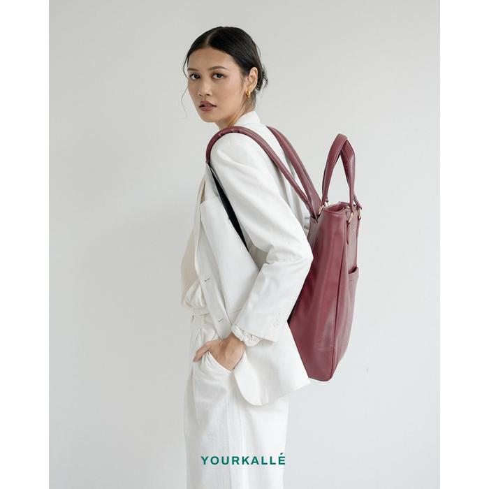 YOURKALLE Kama - Tas Ransel Tote Convertible Laptop Wanita