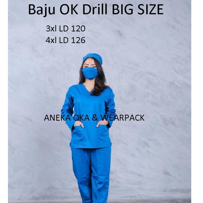 Baju Ok Big Size American Drill