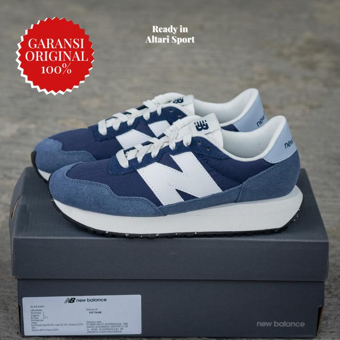 (Nb) Sepatu Sneakers Nb 237 Ws237Dn1 Original Asli Bnib