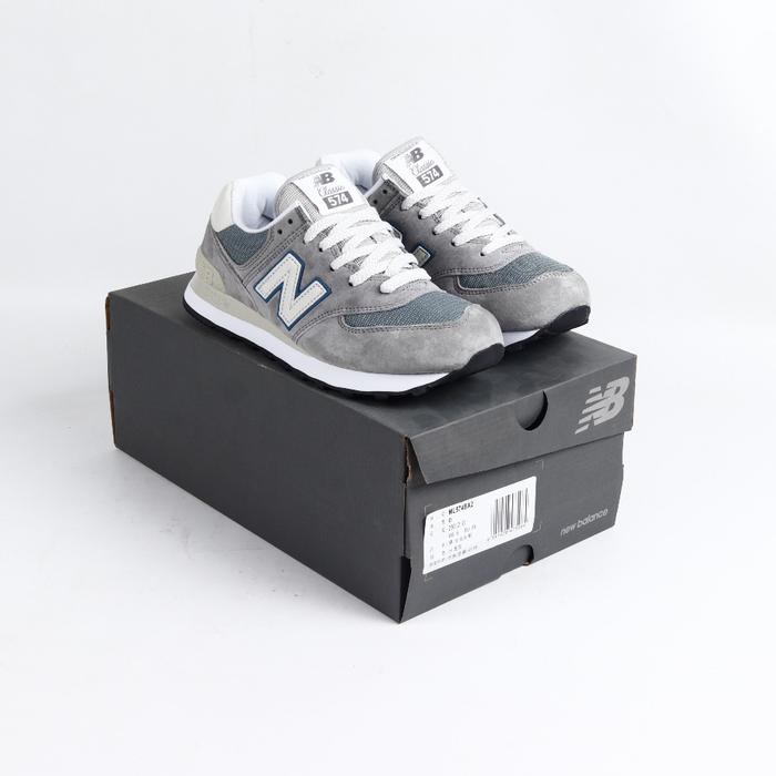 (Nb) (Slprds) Sepatu New Balance 574 Steel Grey - Nb 574