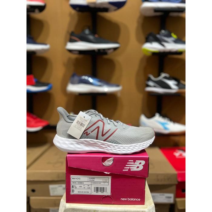 (Nb) New Balance 411 V3 Men Grey Original Bnib Resmi