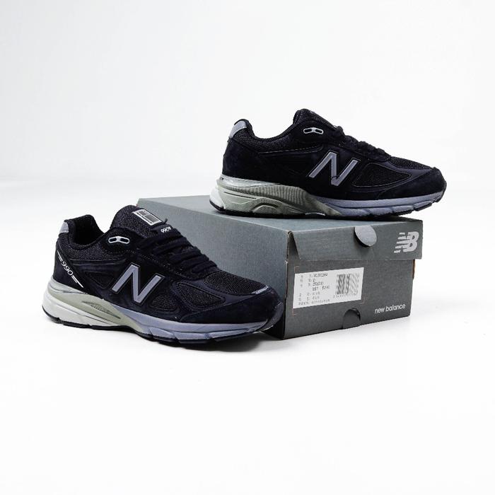 (Nb) (Mdns) Sepatu New Balance 990 Black - Nb 990
