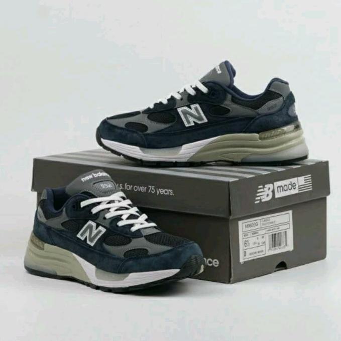 (Nb) New Balance 992 Navy Grey (100% Bnib)