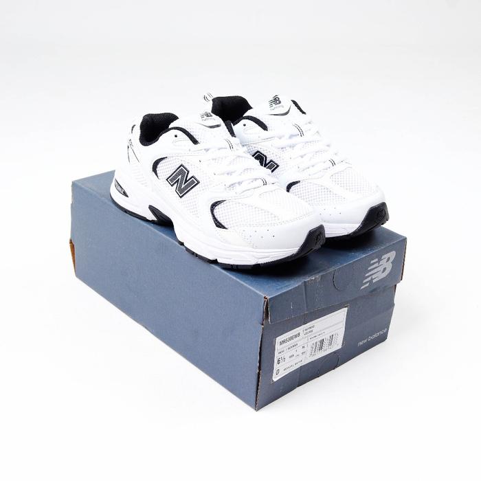 (Nb) (Slprds) Sepatu New Balance 530 White Black - Nb 530
