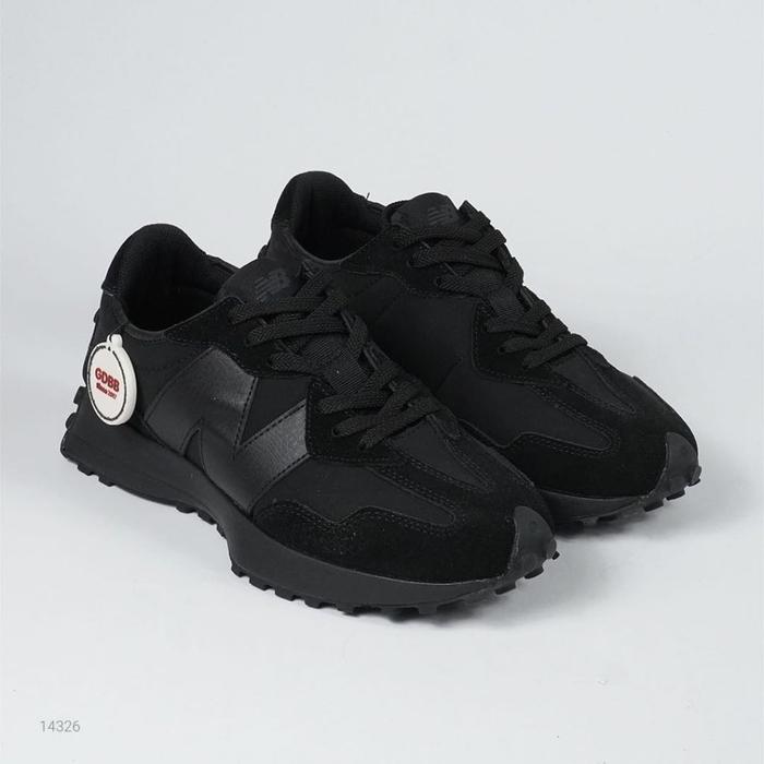 (Nb) New Balance Nb 327 Balance Tripleblack Allblack Black Authentic