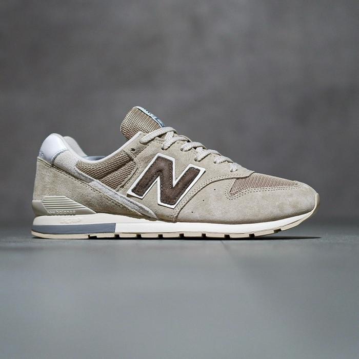 (Nb) Sepatu Sneakers New Balance 996 Cg2 C-Cap Beige Brown 100% Authentic