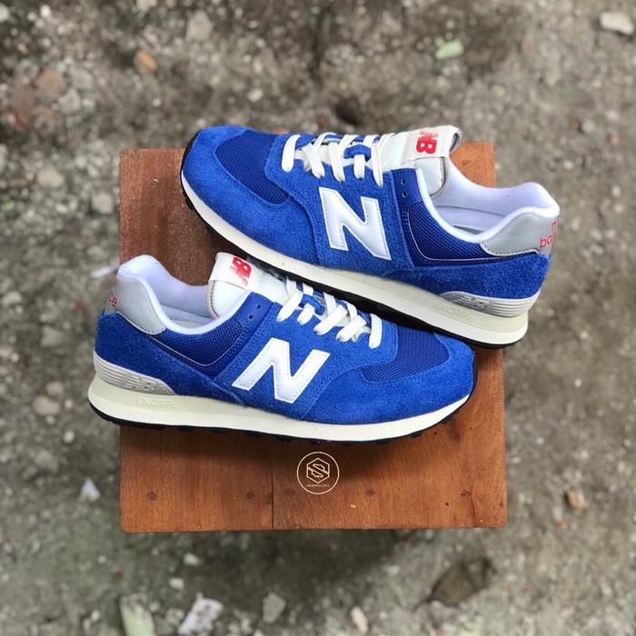 (Nb) New Balance Classic 574 Beige Grey Navy Blue Cream White Black Original