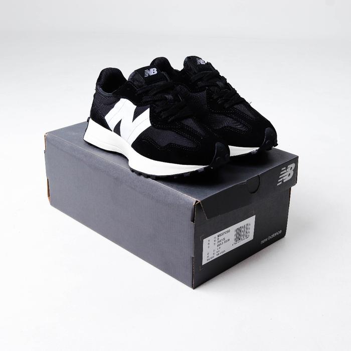 (Nb) (Slprds) Sepatu New Balance 327 Black White - Nb 327