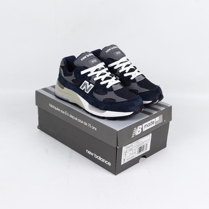 (Nb) (Slprds) Sepatu New Balance 992 Gg Navy Grey - Nb 992