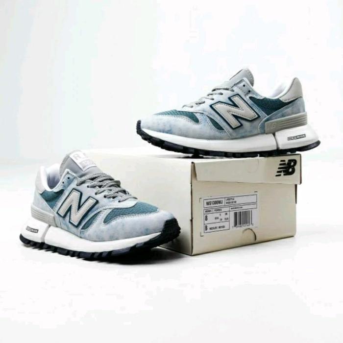 (Nb) Sepatu Sneakers New Balance 1300 Tokyo Design Studio Washed Denim Blue 100% Bnib