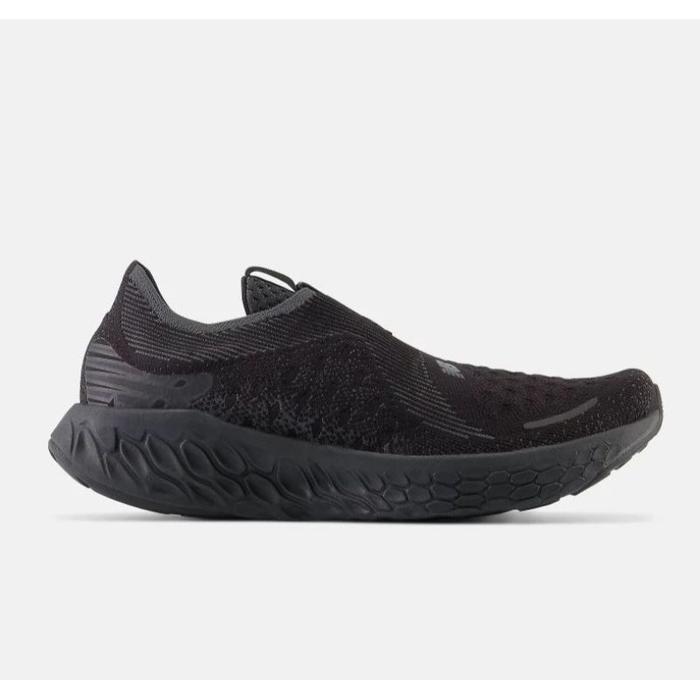 (Nb) New Balance Fresh Foam X 1080 Slip On / Unlaced Full Black / All White - Men' Running Shoes