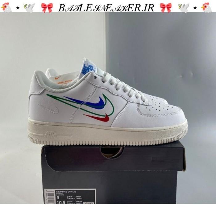 Sepatu Nike AF 1 Low Multi Swoosh BNIB