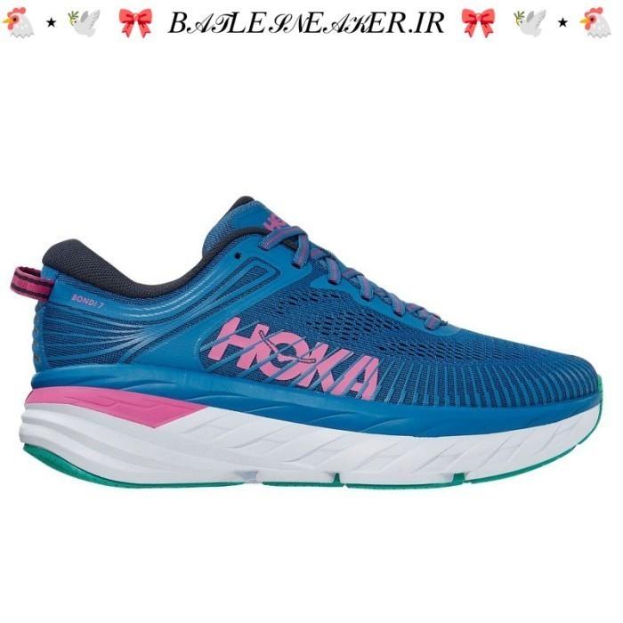 Sepatu Hoka One One Bondi 7 Vallarta Blue Phlox Pink BNIB