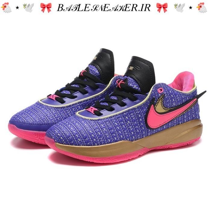 SEPATU NIKE LEBRON 20 PURPLE PINK GOLD BNIB