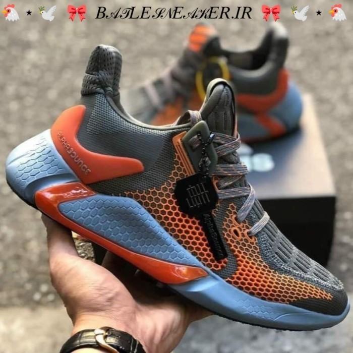 Adidas Alphabounce Instinct M Core Grey Orange BNIB