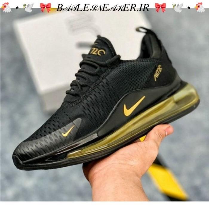 Sepatu Nike Air Max 720 Black List Gold BNIB