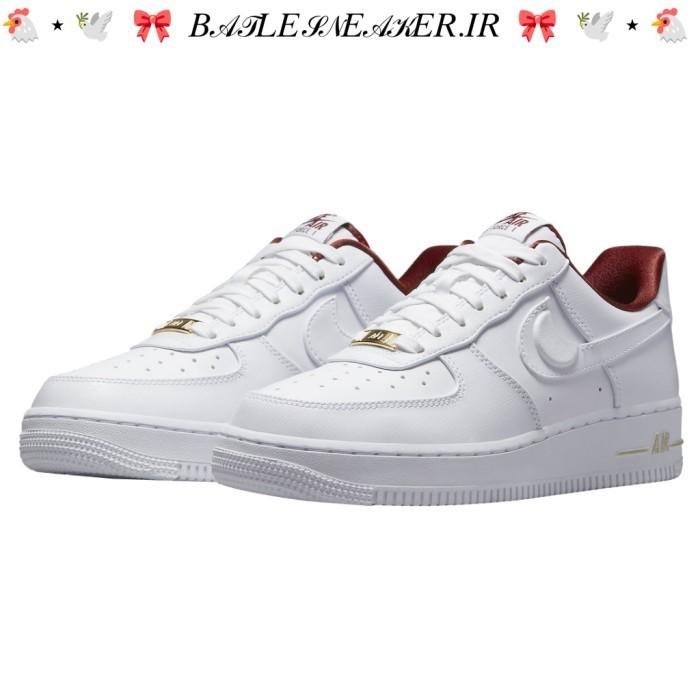 SEPATU NIKE AF 1 LOW JUST DO IT SUMMIT WHITE TEAM RED BNIB