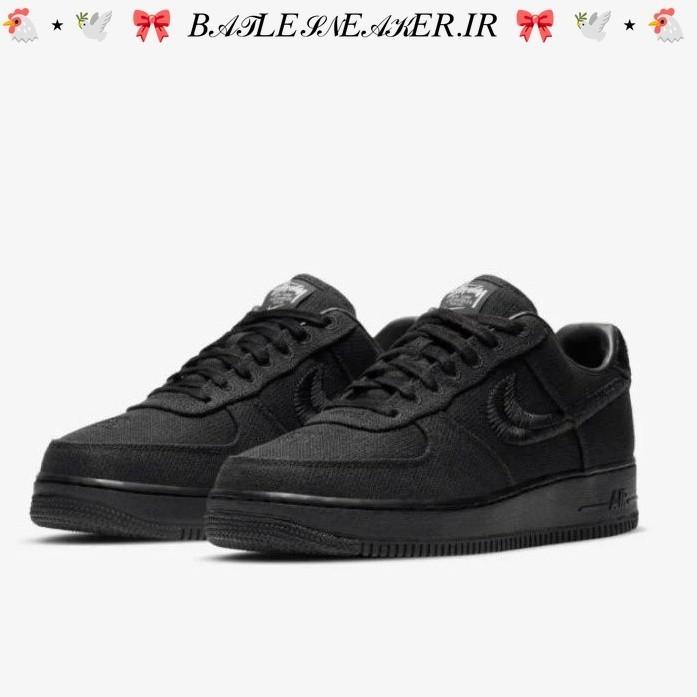 Sepatu Nike AF 1 Low Stussy Black BNIB