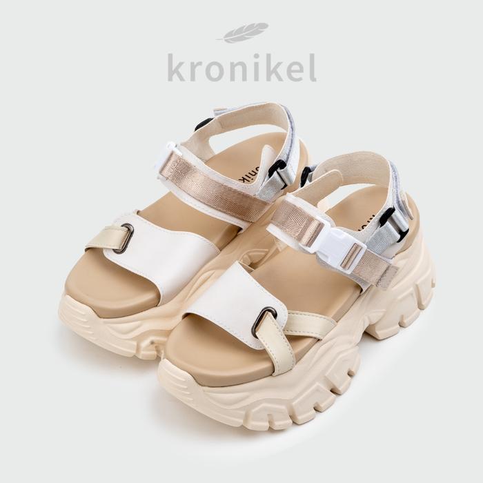 KRONIKEL ARIZONA Sandal Tinggi Tali Wanita Chunky Concert Sandal