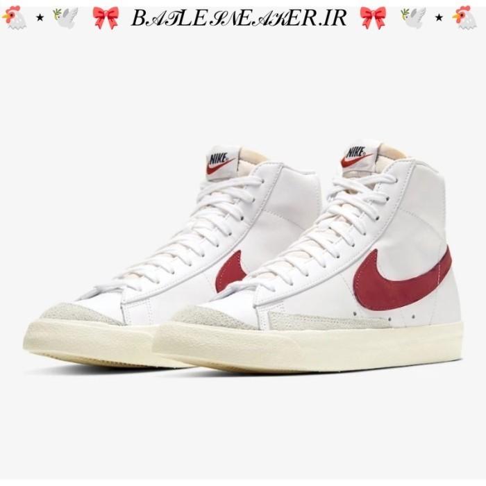 Sepatu Nike Blazer Vintage 77 Mid White Red BNIB