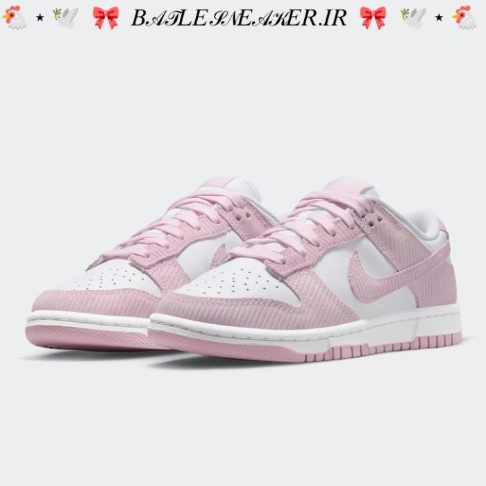 SEPATU NIKE DUNK LOW PINK CORDUROY BNIB