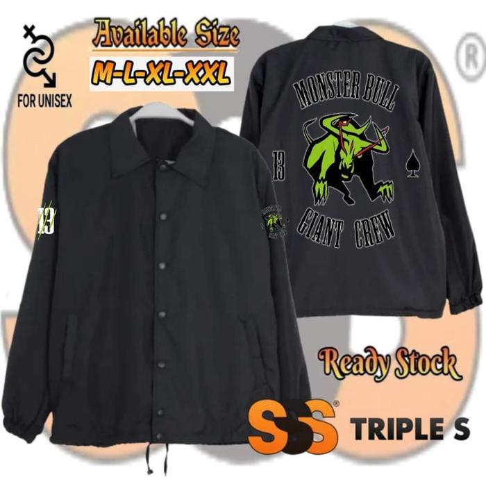 Termurah COACH JAKET WIND BREAKER WEBTOON MONSTER BULL GIANT CREW 13 JACKET WINDBREAKERS BYCICLE ROA