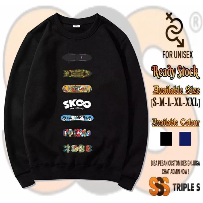 Banyak dicari SWEATSHIRT CREW NECK ANIME SK8 THE INFINITY SKATEBOARD Terbatas