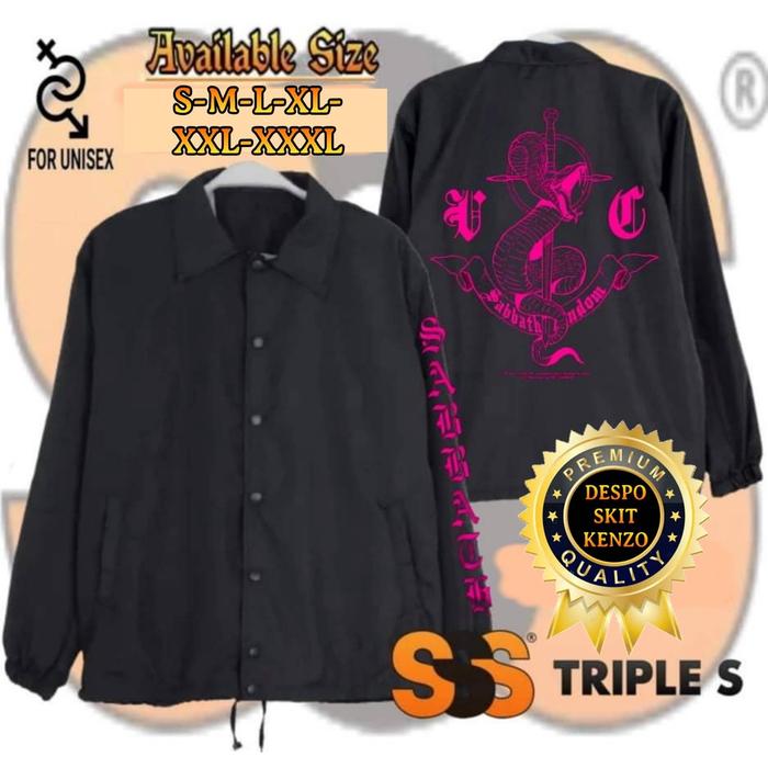 Berkualitas COACH JAKET SABBATH CREW WOOIN VERSION JACKET WEBTOON WIND BREAKER HUMMING BIRD BYCICLE 