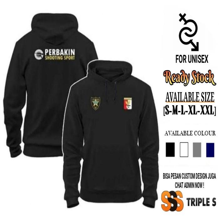 Bagus HOODIE JUMPER PERBAKIN SHOOTING SPORT IPSC HOODIE JUMPER PRIA KEREN SHOOTING COMMUNITY Murah