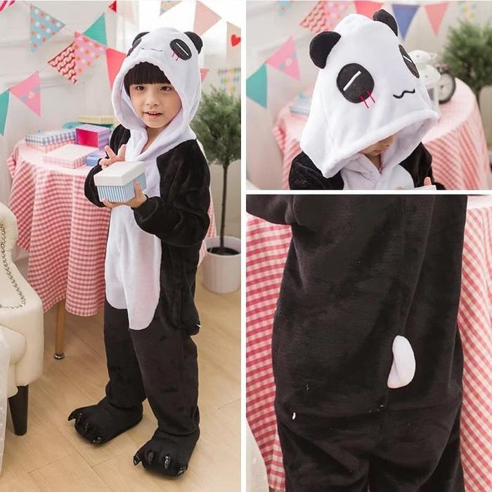 BAJU KOSTUM ONESIE DORAEMON JERAPAH EEYORE SULLEY PIKACHU ANAK BONEKA