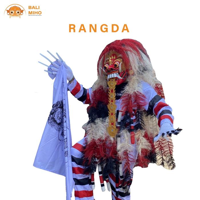 Pakaian Rangda 1 set - Rangda Lengkap 1 set - rangda hitam - topeng