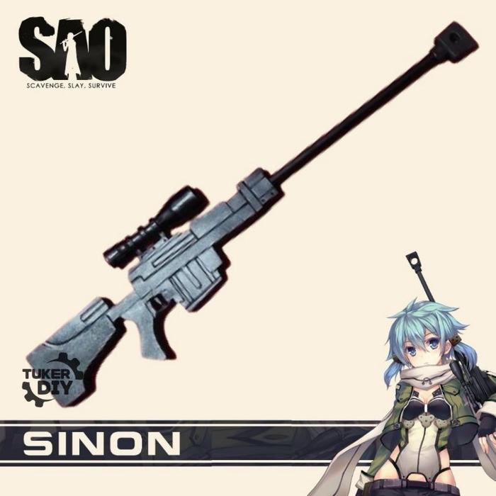 Cosplay Weapon Sinon SAO GGO Sniper (fake gun)