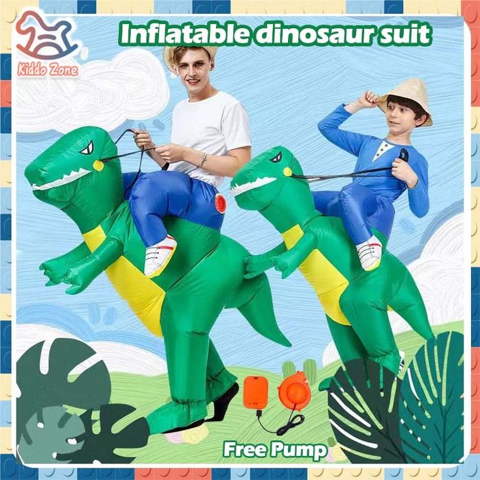 Kostum Dino Pesta Cosplay Dinosaurus Anak Ultah Badut Lucu Ultah