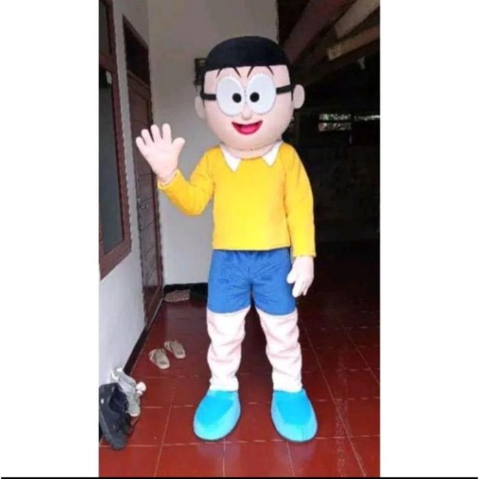 termurah vKostum badut karakter Nobita Baju Badut Maskot Nobita