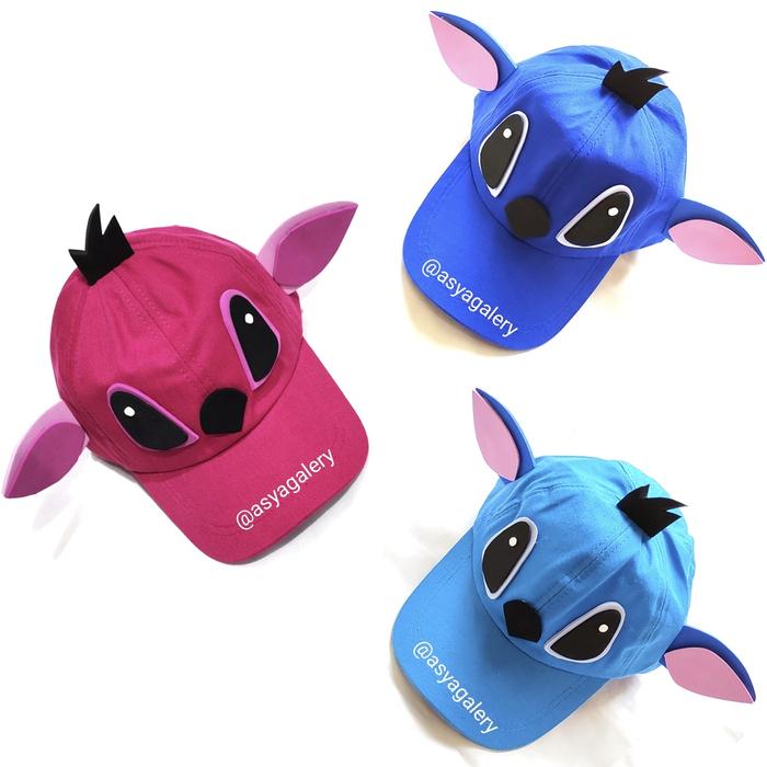 Topi Anak Karakter Stitch/Topi Karakter Stitch