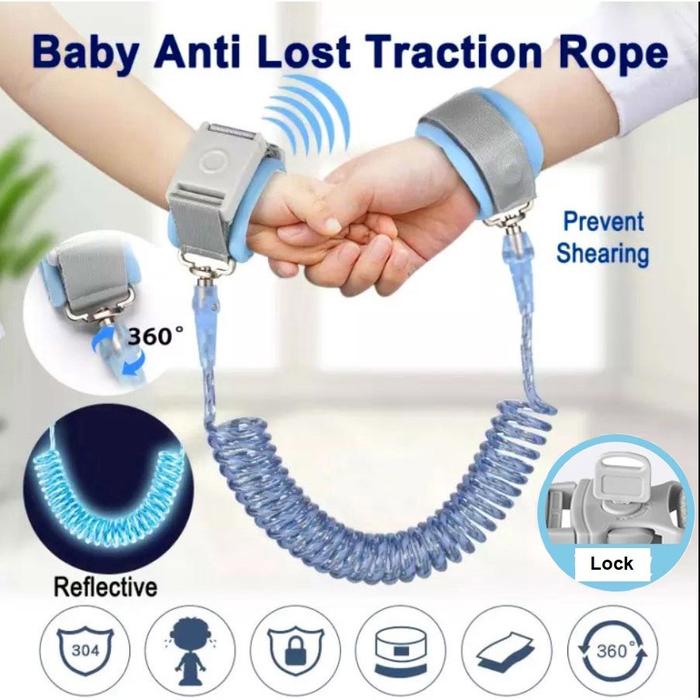 Tali Keselamatan Tangan Balita Babyplay Harness Anti Lost Wrist Link