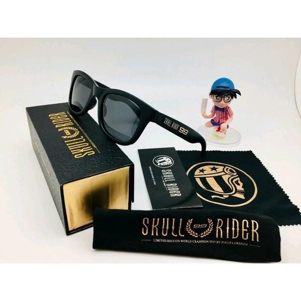 Pk. KACAMATA HITAM PRIA Polarized SKULL RIDER PASER IKAN MANCING FULLSET - Hitam, only