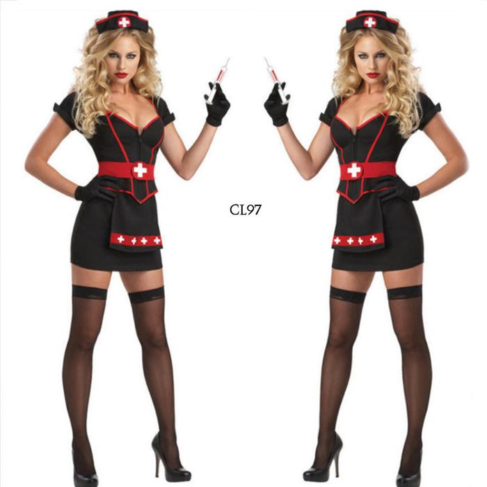 Lingerie Jumbo Size Sexy Cosplay Costume Perawat Suster Premium M L XL