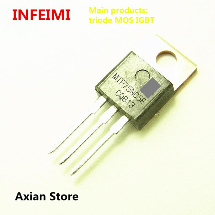 MTP75N03HDL MTP75N05E MTP75N05HD MTP75N06 MTP75N06HD MTP75N08 Transistor MOS(5PCS)TO220