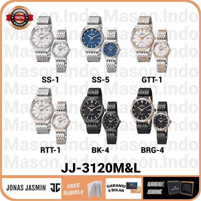 Jam Tangan Jonas Jasmin Wanita Analog JJ-3120L Original Garansi