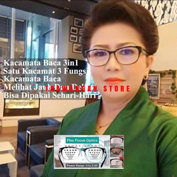 KACAMATA 3 IN 1 - KACAMATA Baca Plus Auto All In One Focus One Power
