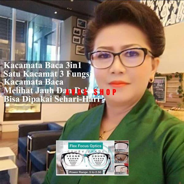 KACAMATA 3 IN 1 - KACAMATA Baca Plus Auto All In One Focus One Power