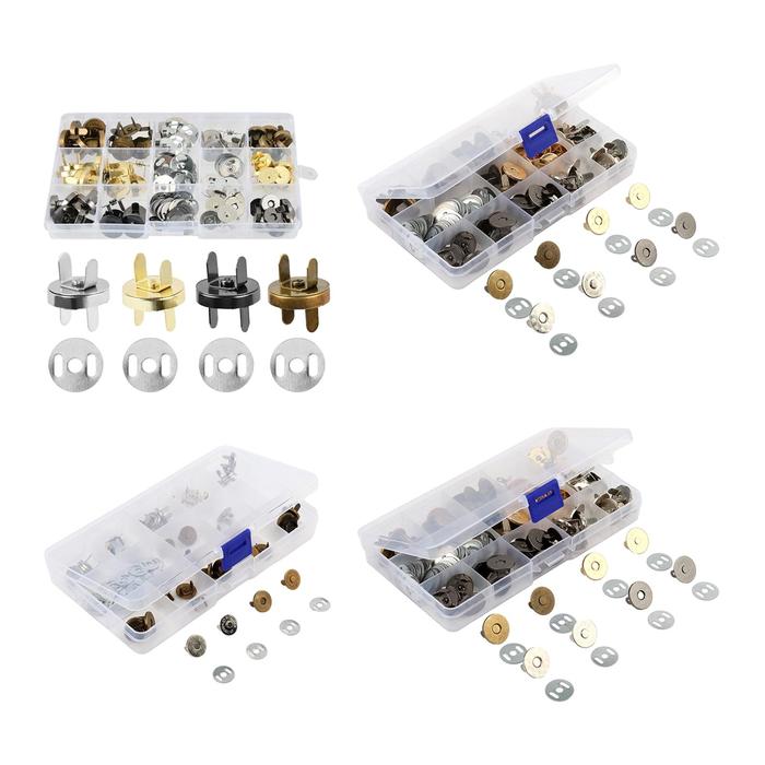 New 20 Pies Metal Fastener Clasps Handbag Bag Clasps for Bags