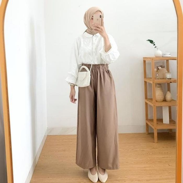 EZIMA - NANA CULLOTE DAILY celana kulot celana panjang wanita kulot highwaist wanita celana highwais