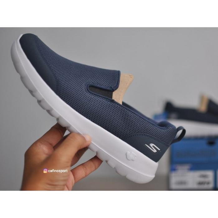 (Terlaris) Skechers Go Walk Max - Clinched Navy Original