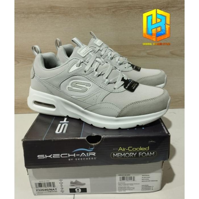 (Terlaris) Skechers Air Court Homegrown (232646Nat)