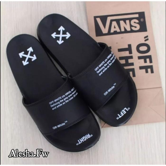 Sandal Slide X Offwhite/ Sendal Slop Vans X Off White / Sandal Distro selop Terlaris
