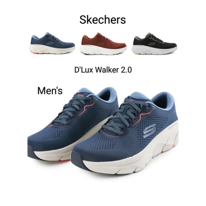 (Terlaris) Skechers D'Lux Walker 2.0 Men'S Sneaker