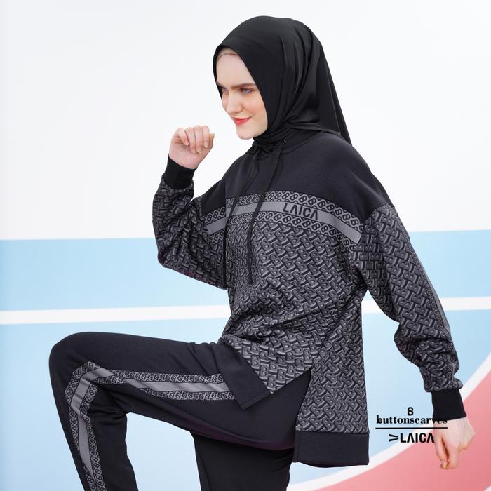 LAICA x Buttonscarves Athleisure Slip On - Hijab Sport